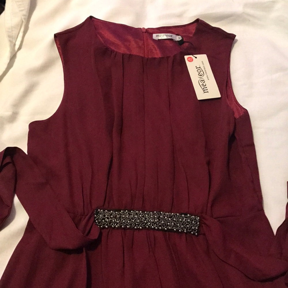 NEW Deep red/burgundy dress size S and M available